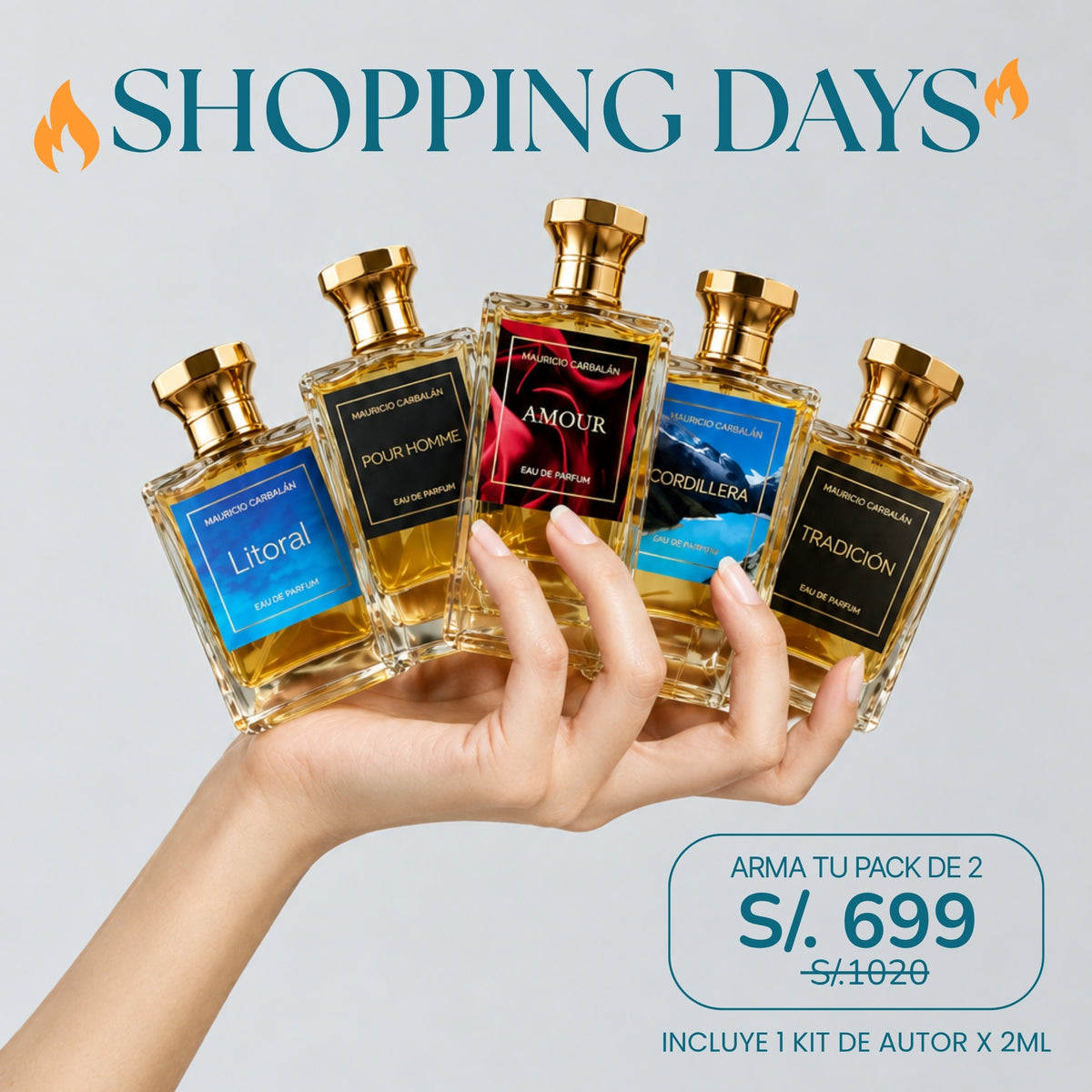 Arma tu Pack — 2 Perfumes de Autor